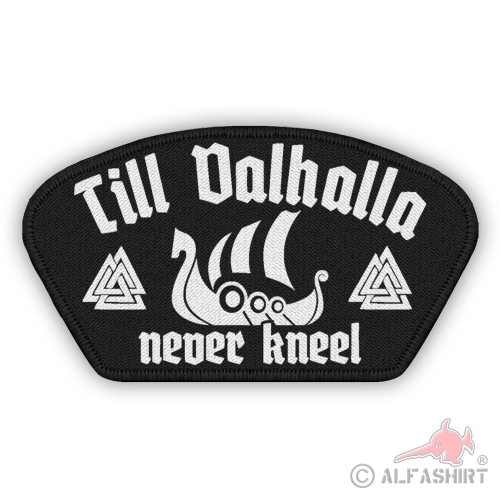 Veteran Patch Viking Till Valhalla never kneel Patch #45208