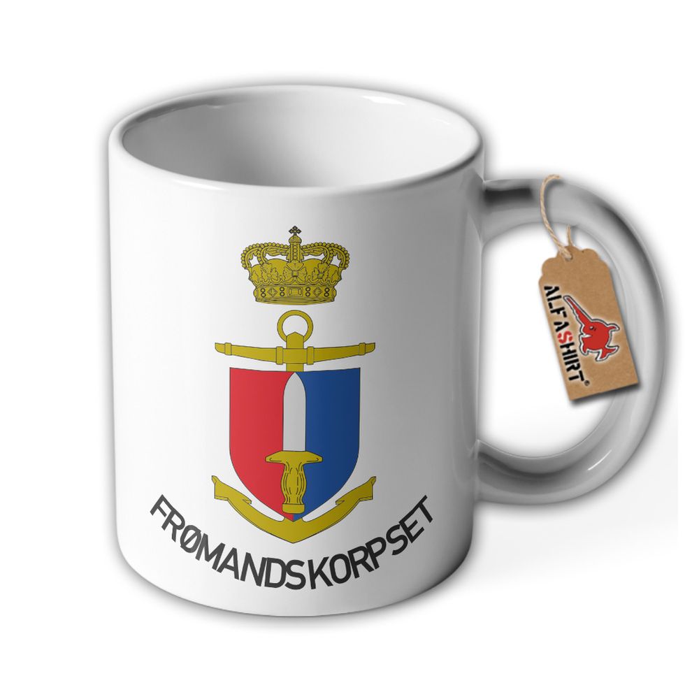 FRØMANDSKORPSET Dänische Kampfschwimmer Militär Marine Wappen - Tasse #12470