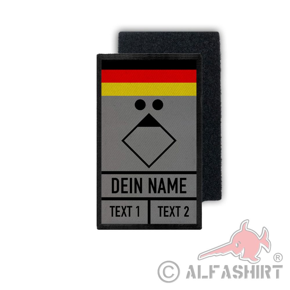 Rank Patch Feuerwehr Gruppenfüher Taktische Zeichen Dienstgrad 9,8x6cm #35460