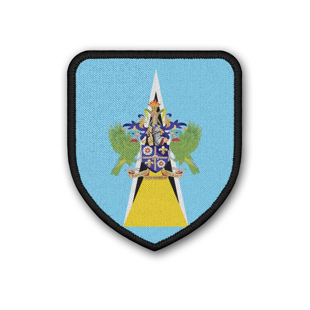 Patch Landeswappenpatch Saint Lucia English Castries Königin Elisabeth #21963