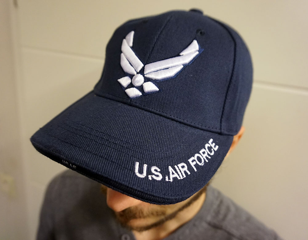 US AIR FORCE Cap Cap USAF USA Air Force Crest Badge Wings Air Force # 16021