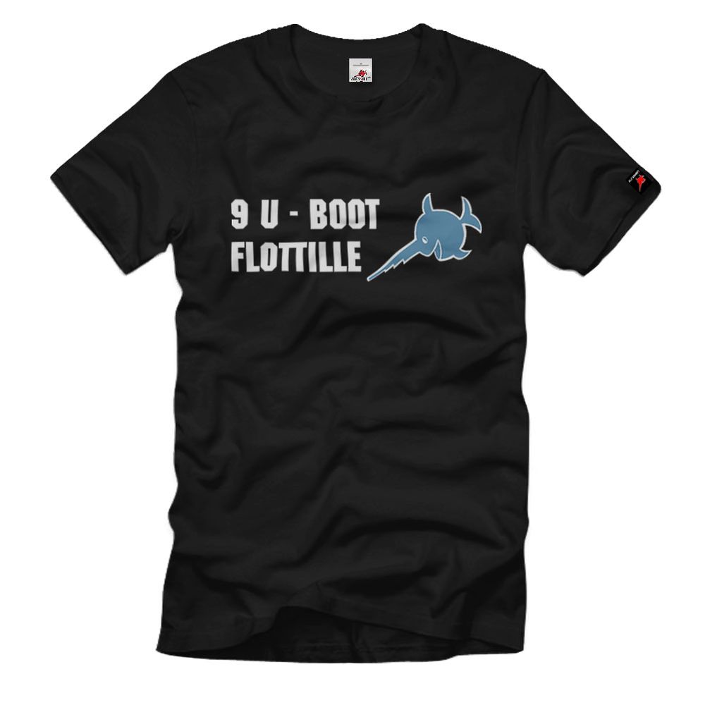 9 U-Boot Flottille Marine Stützpunkt Brest Sägefisch T-Shirt #1635