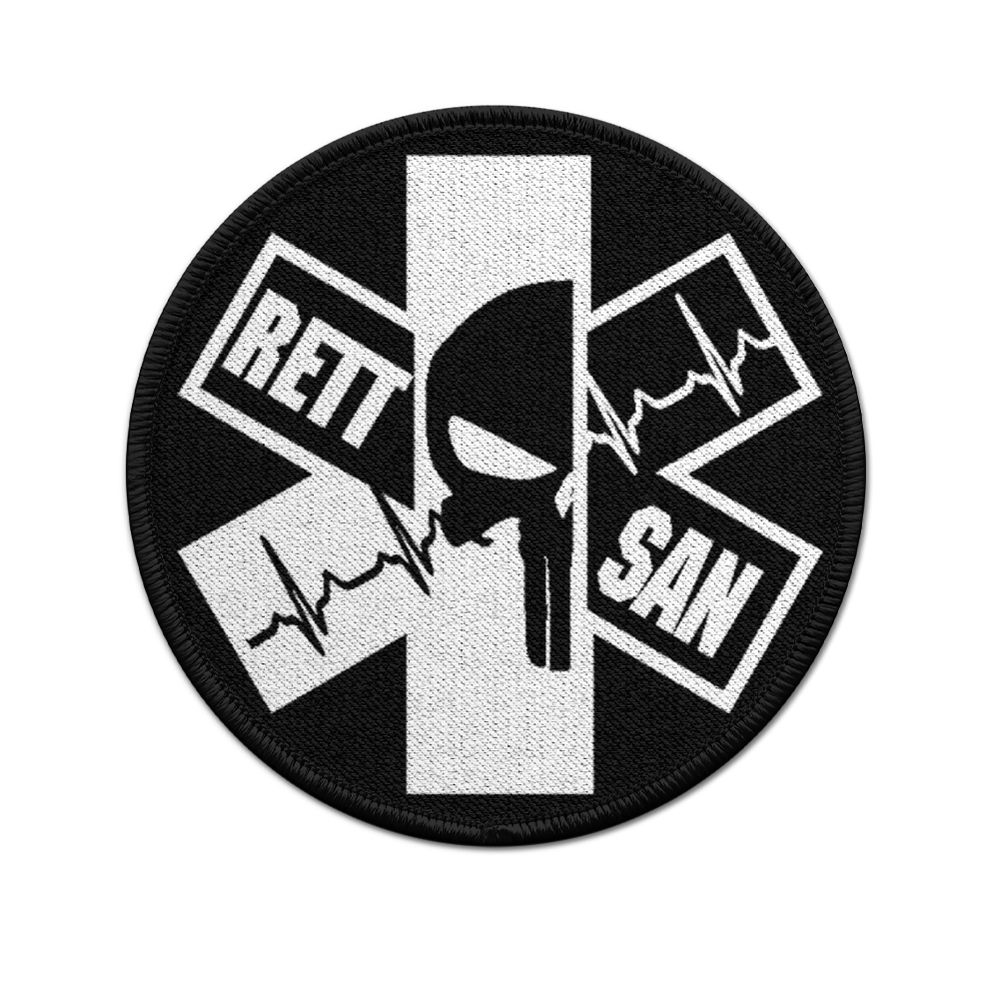 Patch Rettungssanitäter Typ 2 Totenkopf Paramedic Bundeswehr Notfallsani #31144