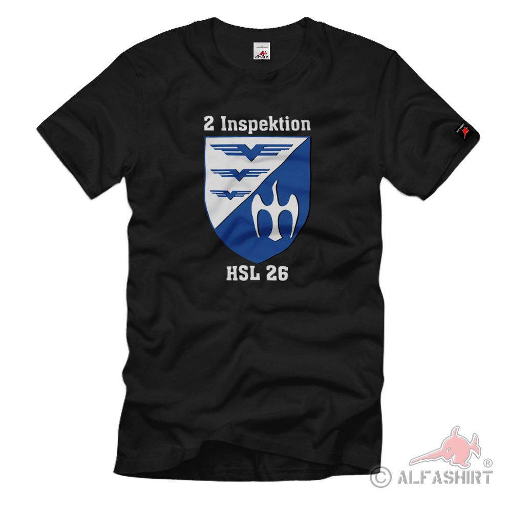 USLw 2 Inspection HSL 26 NCO School of the Air Force Coat of Arms T Shirt # 38703