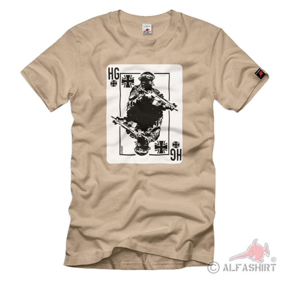 BW Karte DEIN DIENSTGRAD Kartenspiel Bundeswehr personalisierbar T-Shirt#37399