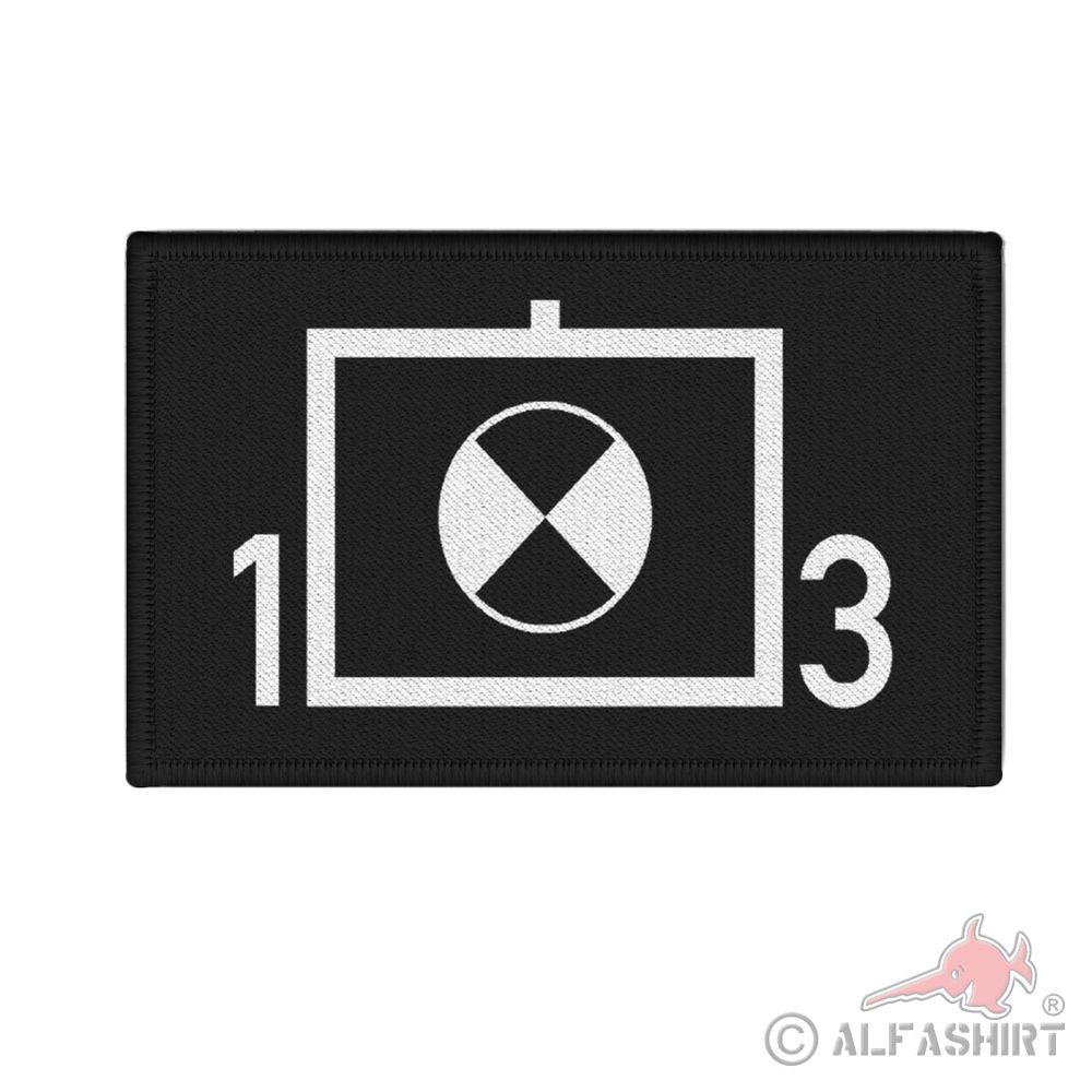 Patch 12x7cm tactical sign symbol troop branch genus bicycle #41704