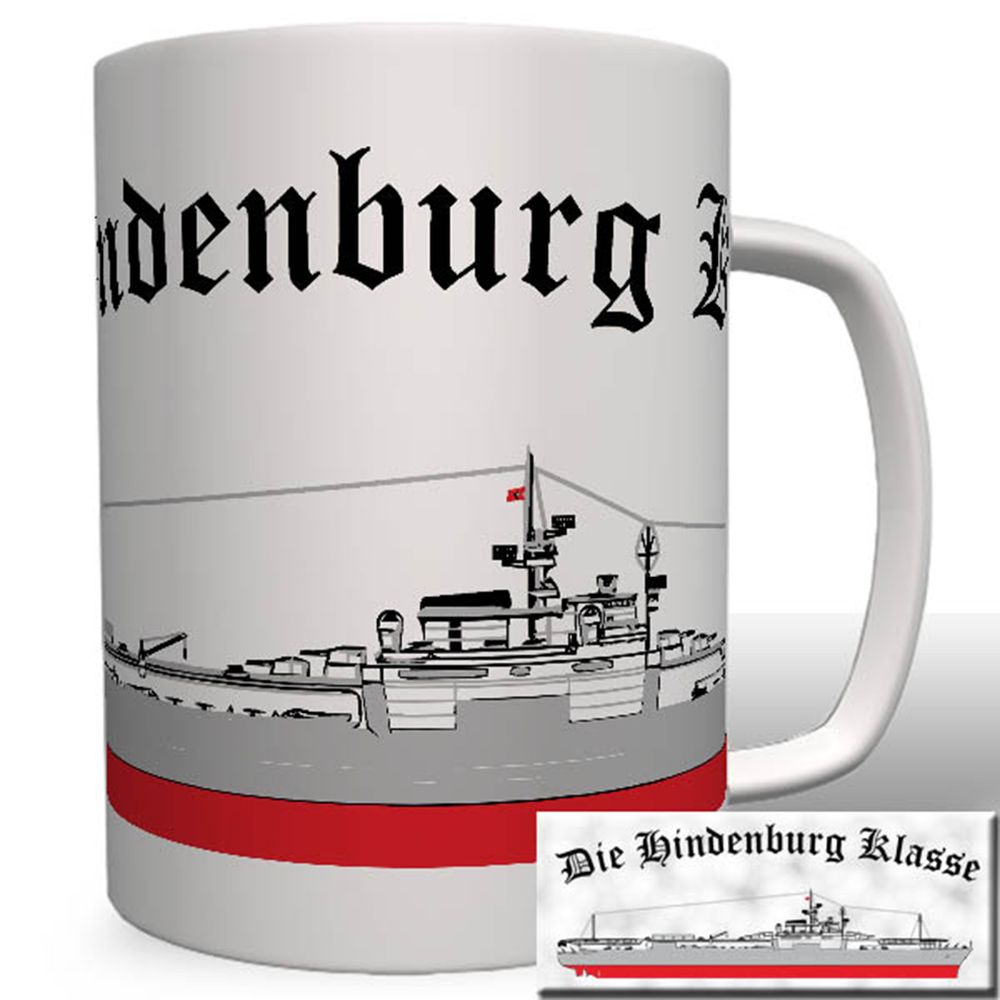 Hindenburg Schiff Klasse 1 Marine Wh Wk Schlachtschiff Mee - Tasse  #2849