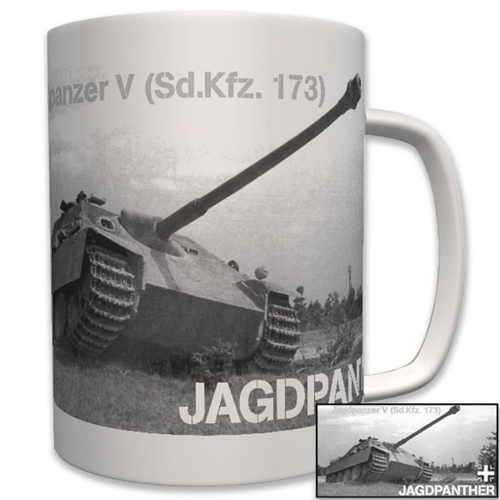 Jagdpanther Jagdpanzer V 5 Panther Wh Panzer Militär Army 173 - Tasse #6223