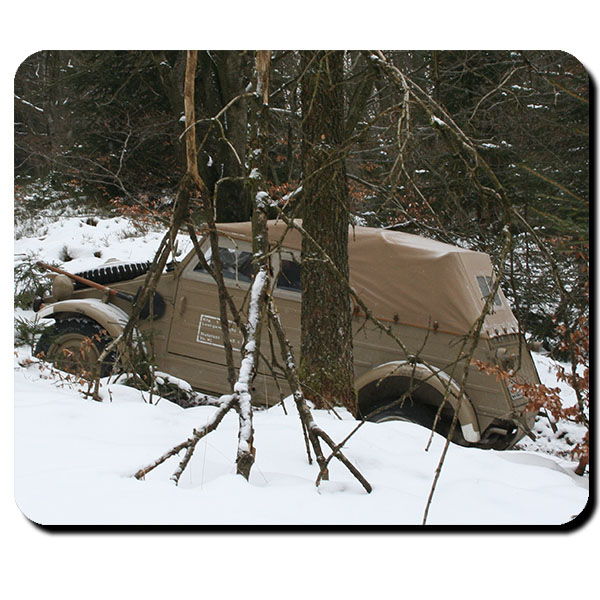 Kübelwagen Oldtimer Typ 82 Kübel Deutschland Ostfront WK 2 Foto - Mauspad #9186