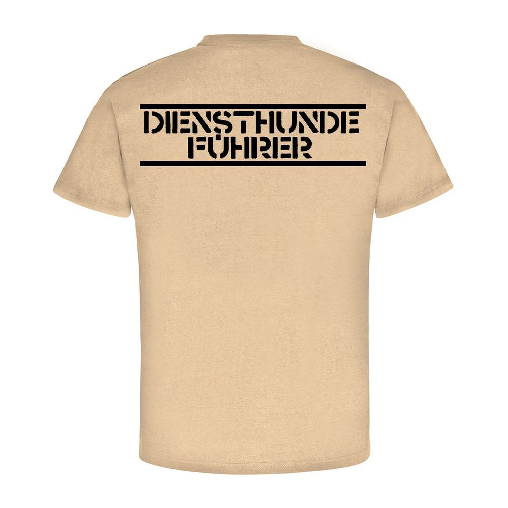 Bundeswehr Wappen Schäferhund Dienst Führer - T Shirt #3461