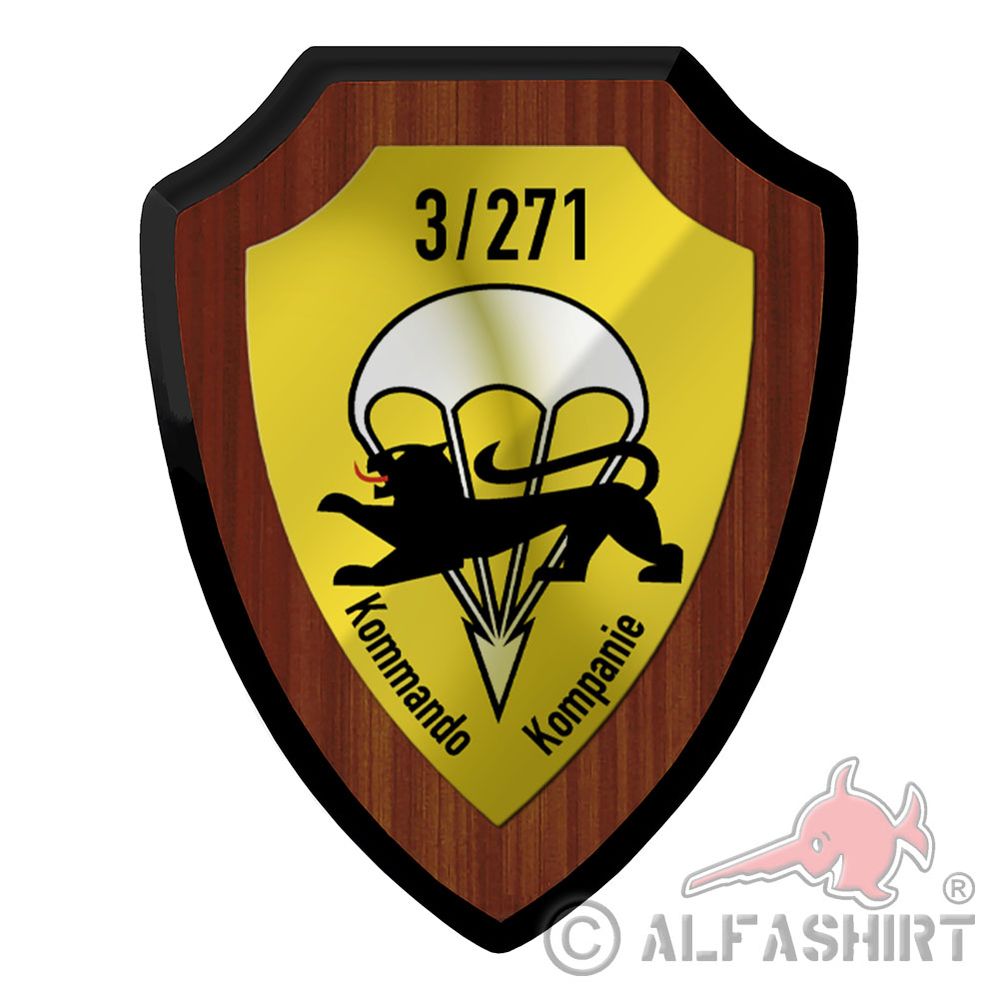 Coat of arms shield 3 FschJgBtl 271 paratroopers parachute hunter battalion #41725