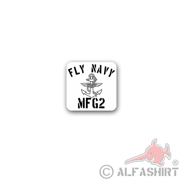 Aufkleber/Sticker Fly Navy MFG 2 Marinefliegergeschwader BW Marine 7x7cm A3126