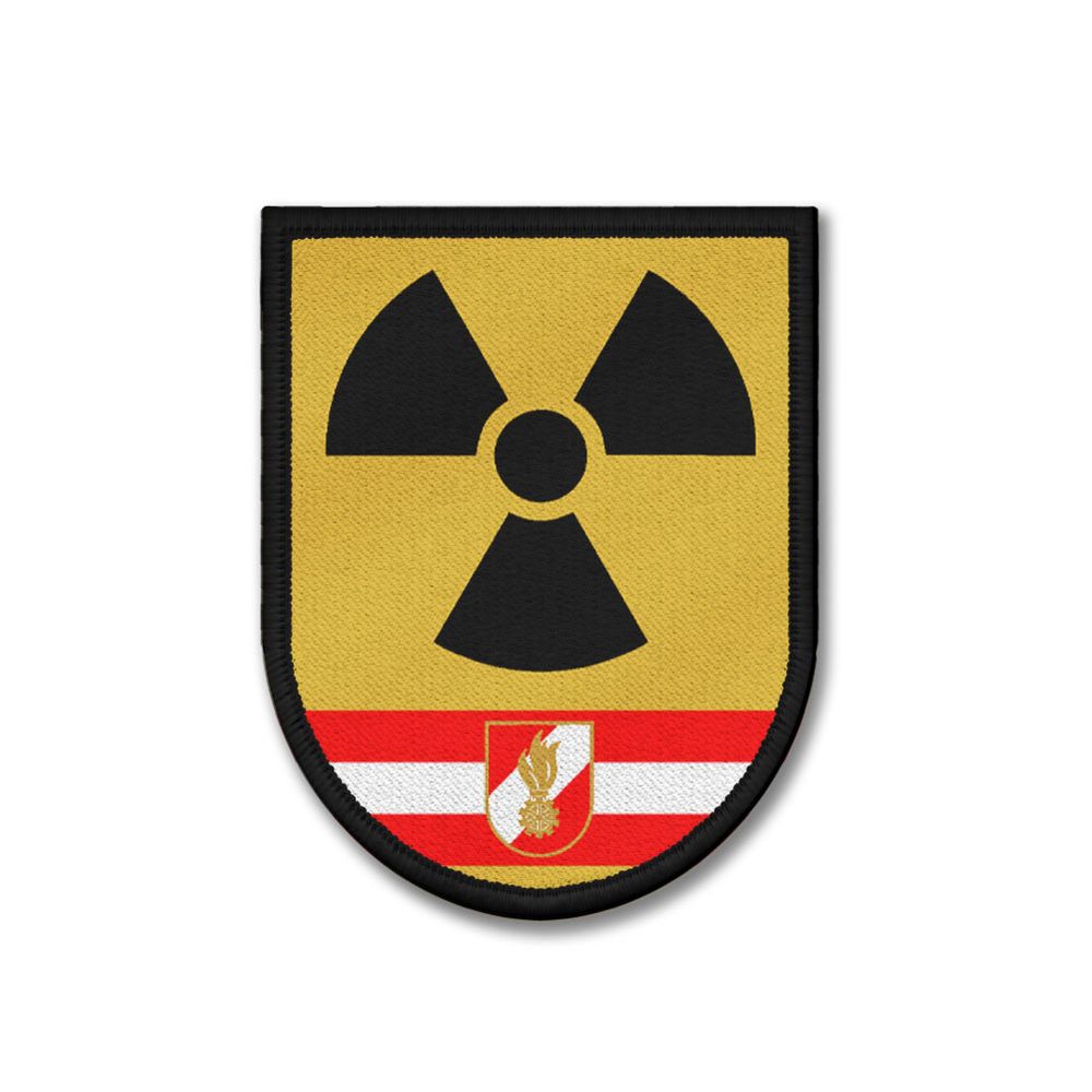 Patch Feuerwehr FF Österreich Korpsabzeichen Radioaktivität Strahlen #43566