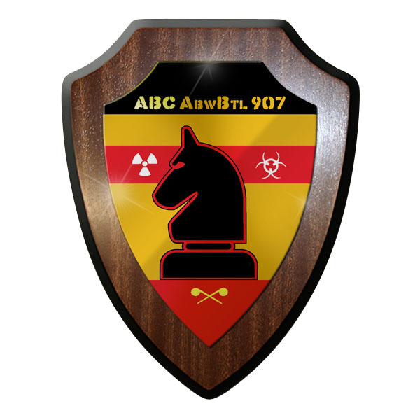 Wappenschild / - ABC Abwehr Bataillon ABC AbwBtl 907 Wappen Abzeichen #8976