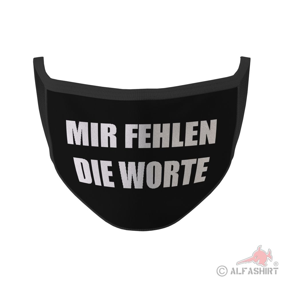 Mund Maske mir fehlen Die Worte Fun Spaß Zitat Wrd Spruch des Tages #35329