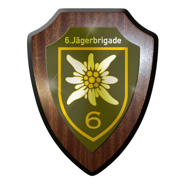 Wappenschild / Wandschild - 6. JgBrig Jägerbrigade Brigade Austria #10071