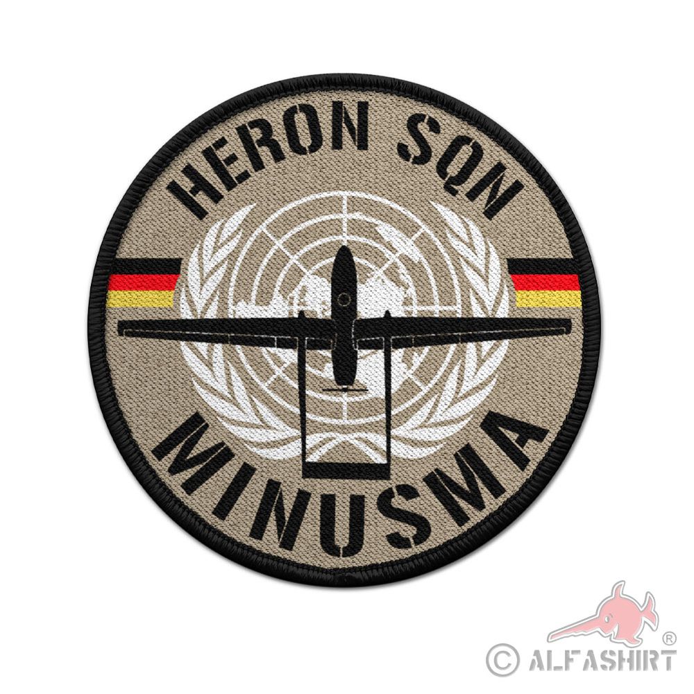 Patch 9cm Heron SQN MINUSMA Mali Bundeswehr UN Einsatz Abzeichen #36756