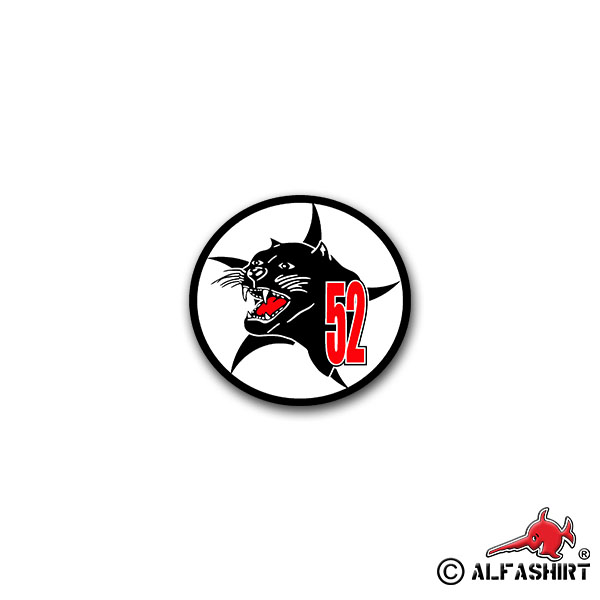 Sticker AG 52 Reconnaissance Squadron Luftwaffe BW Crest 7x7cm A1461
