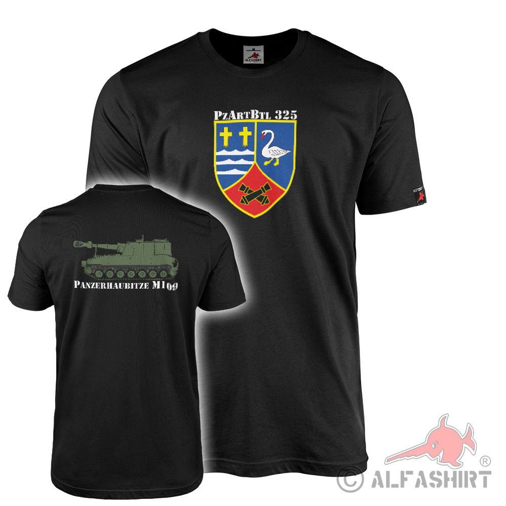 T-Shirt PzArtBtl Panzerartilleriebataillon 325 Panzerhaubitze M109 #44605