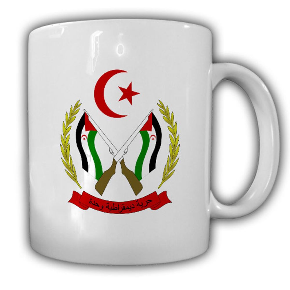 Tasse Republik Sahara Wappen Emblem Kaffee Becher #14031