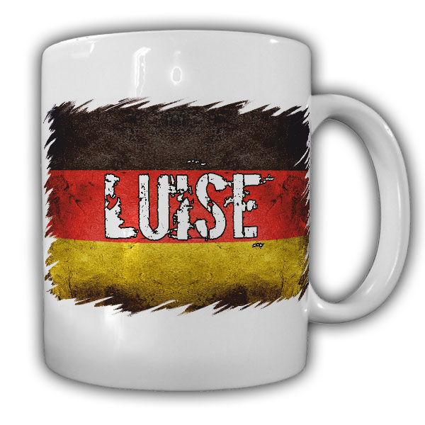 Tasse Luise Kaffebecher Deutschland Wappen Namen Vereinigungen Verein #22189