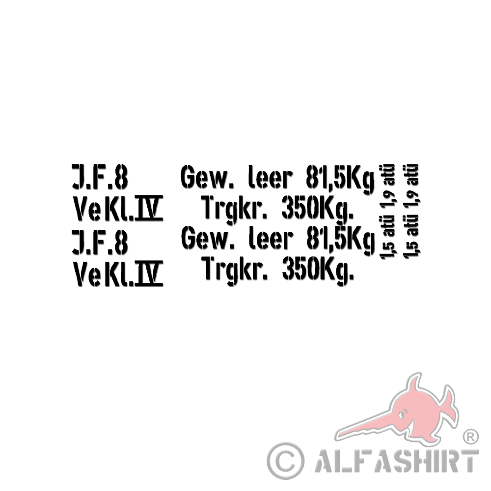 Sticker infantry carts 8 handcarts, 3cm character height # A5805