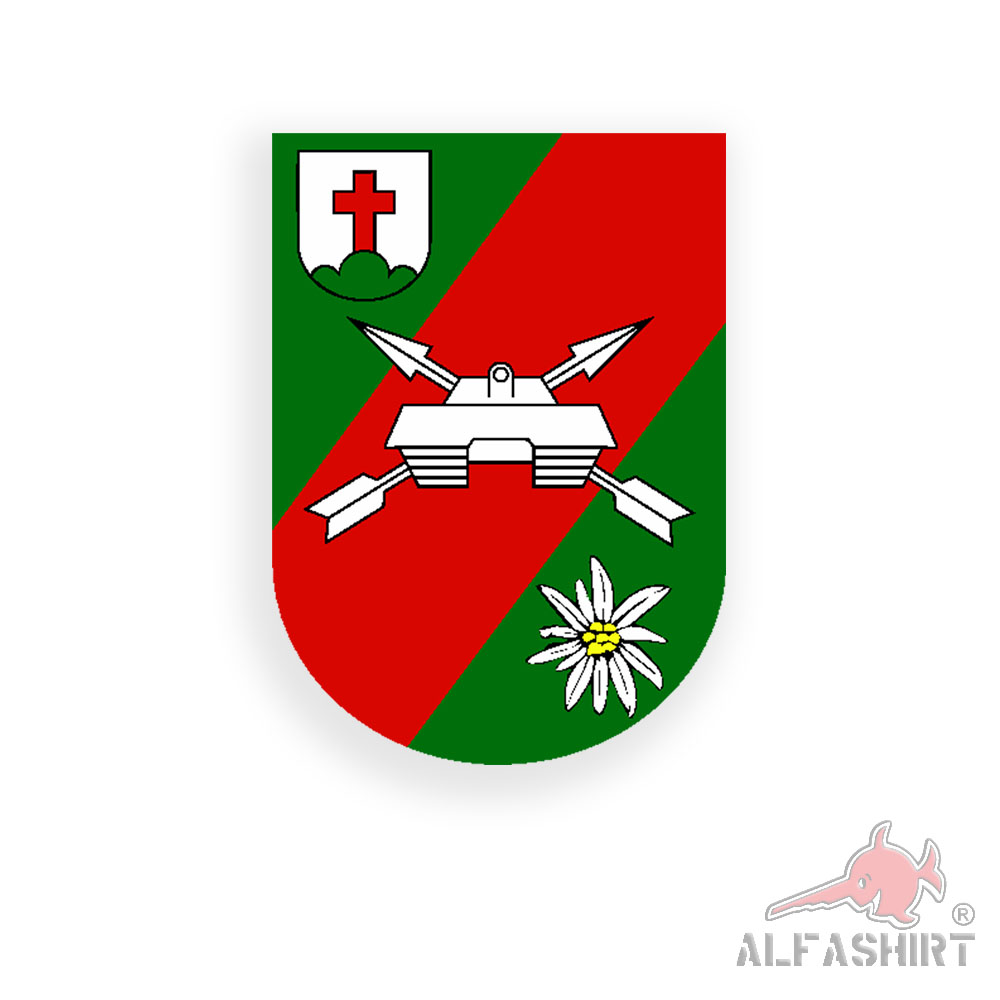 Sticker GebPzJgKp 230 Gebirgsspanzer Hunter Company BW Army 5x7cm A2595