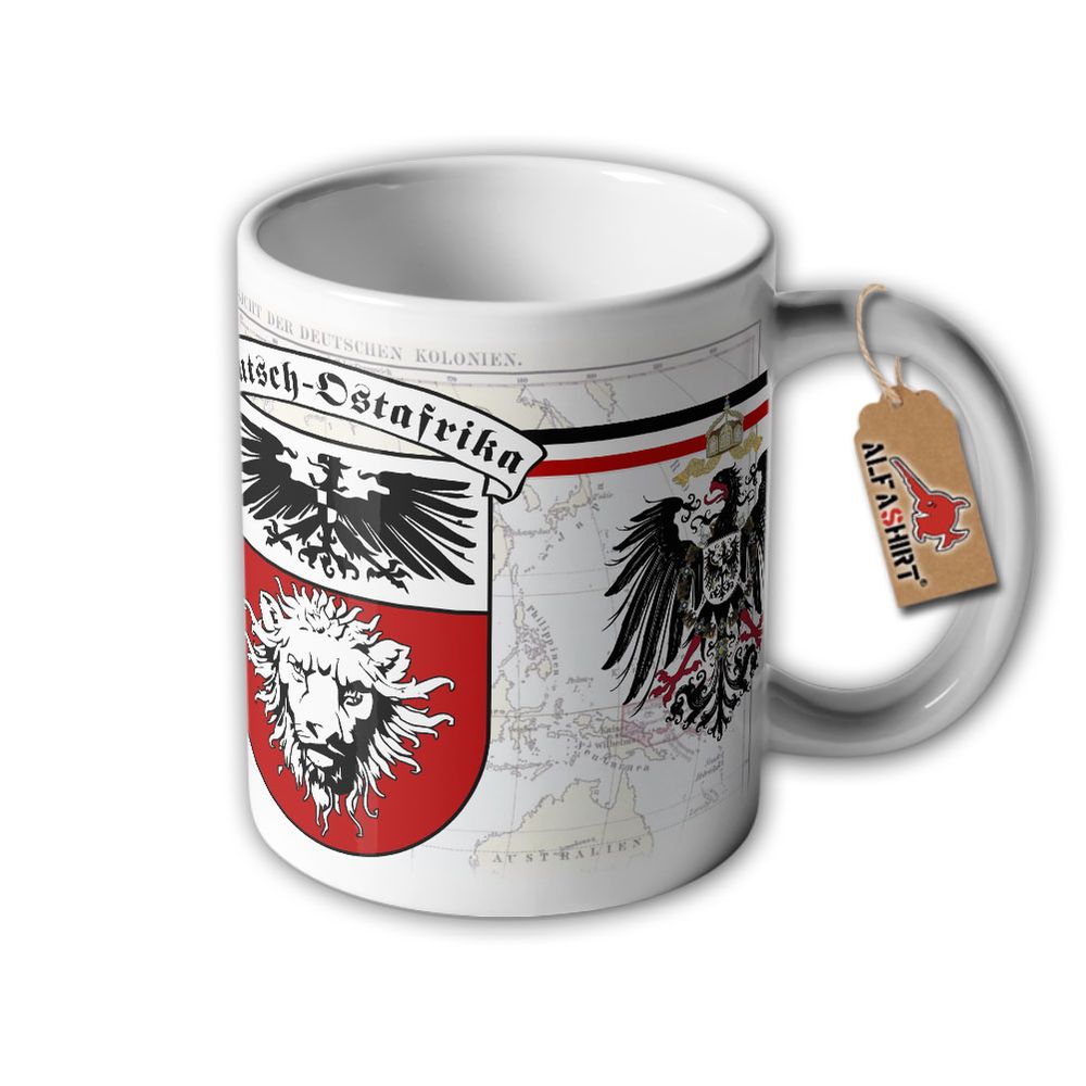 Deutsche Kolonie Ostafrika DOA Afrika Schutztruppen Adler Tasse #32622