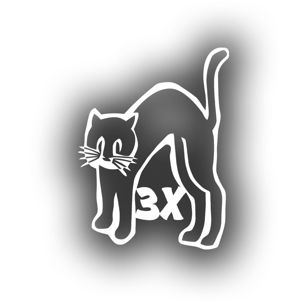 Sticker U-Boat U48 Type VII B WW2 Navy 3x Black Cat 15cm#A7075