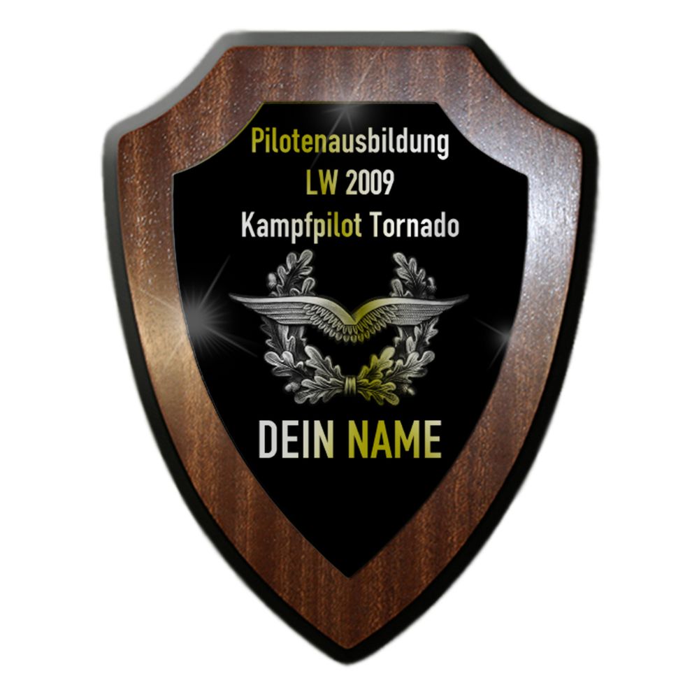 Heraldic shield pilot training LW 2009 cap badge Bundeswehr # 31788