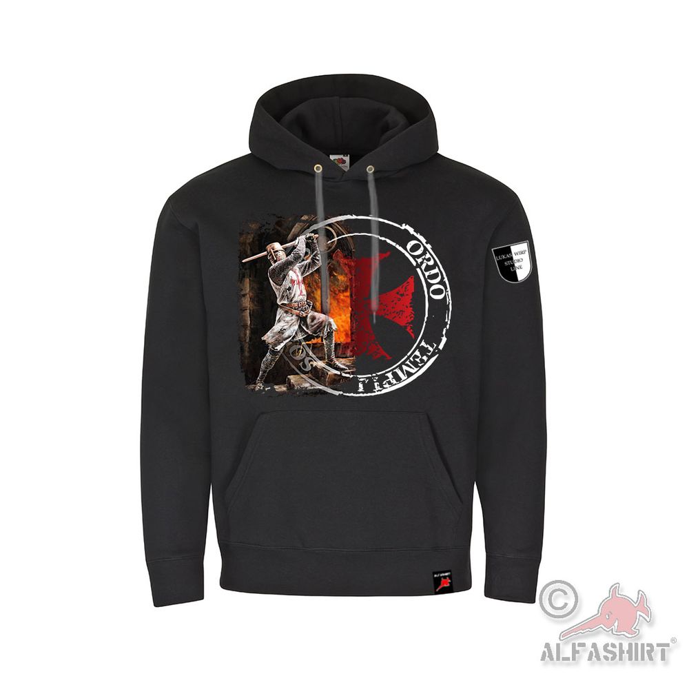 Lukas Wirp Hoodie Kreuzritter Kirche Deus Vult Ritterorden Salomon #41023