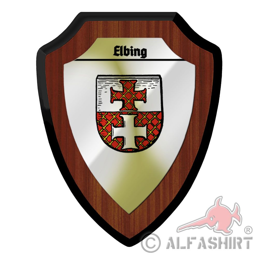 Wappenschild Elbing Regierungsbezirk Provinz Preußen Nordosten #44387