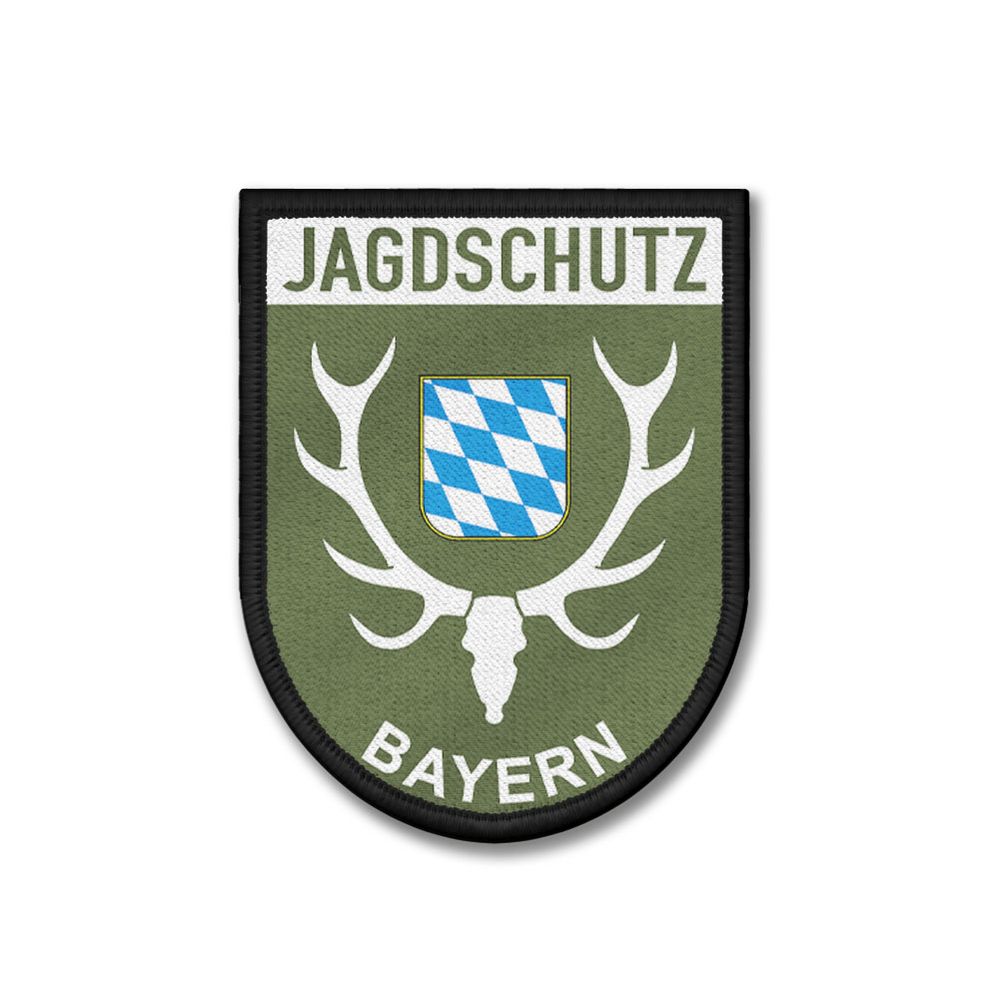  Bayern Jagdschutz Patch  Wappen Raute Raute Jäger 9x7cm #44727