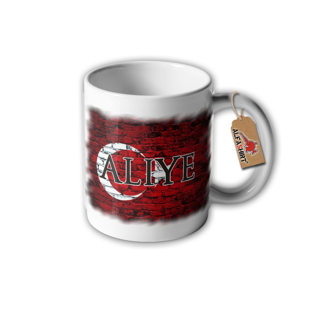 Türkische Flagge mit Aliye Tasse Türkei Türkey Namen Flagge Istanbul #31096