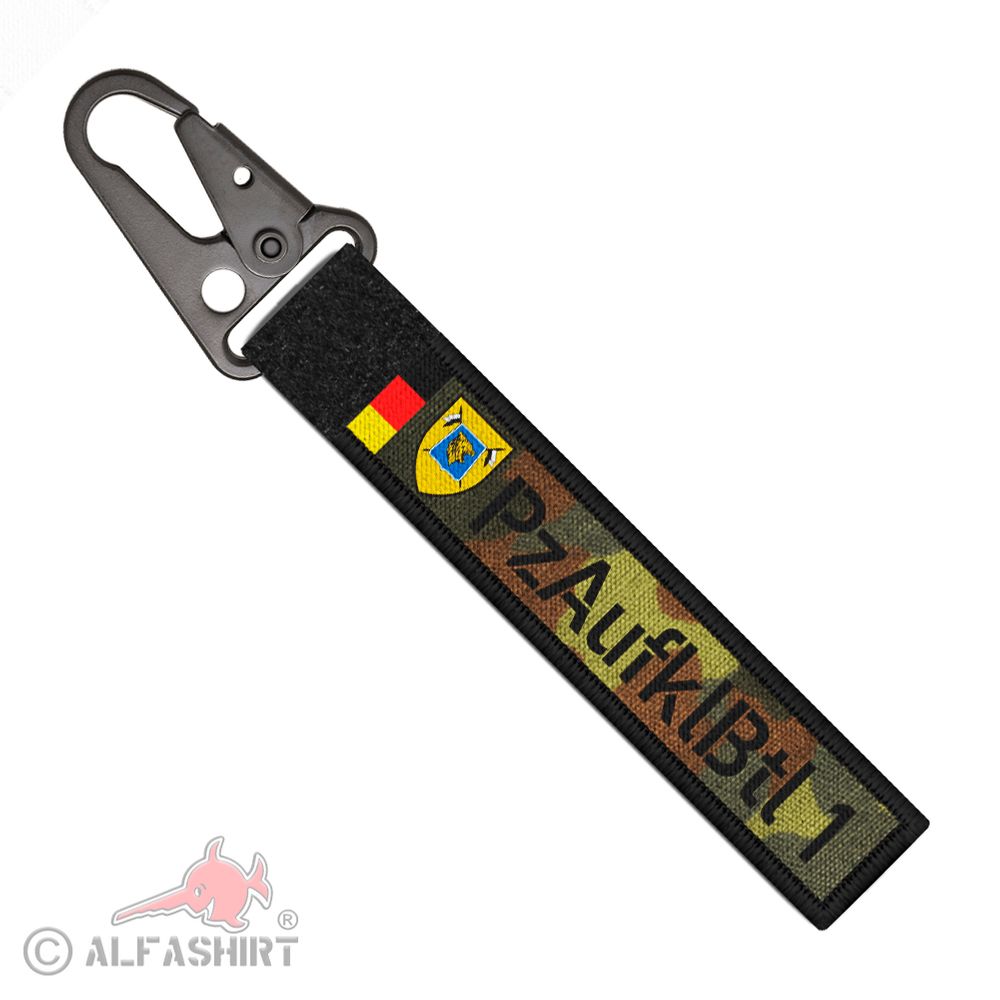 Tactical keychain PzAufklBtl 1 Bundeswehr badge coat of arms #38882