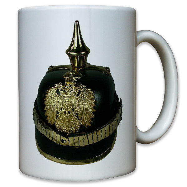 Pickelhaube Helm Preußen Deutschland Wk Adler Soldat - Tasse Kaffee Becher #9564