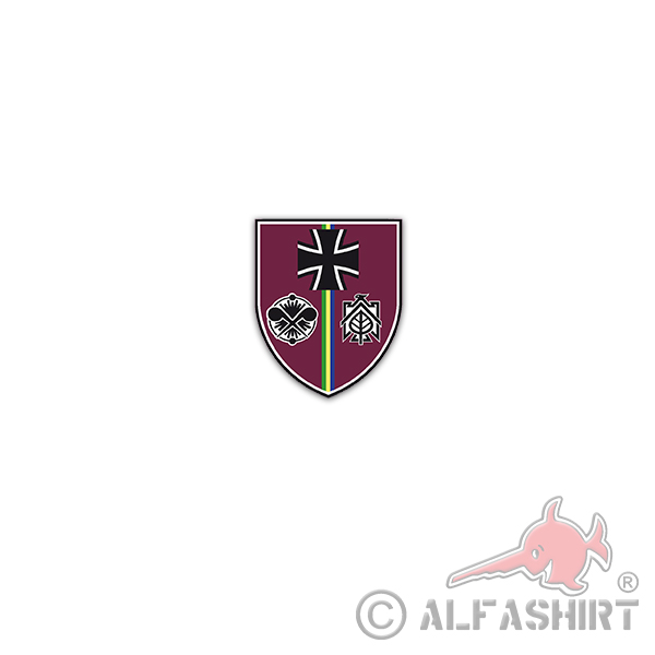 Sticker SABCAbw GSchAufg ABC Defense protection tasks BW 6x7cm A3112
