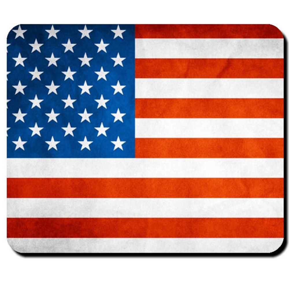 Stars and Stripes-USA Amerika Fahne Flagge Mauspad ALFASHIRT - #7711