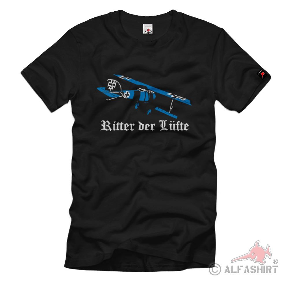Ritter Der Lüfte WK Doppeldecker Albertos Richthofen Luftwaffe T Shirt #1990
