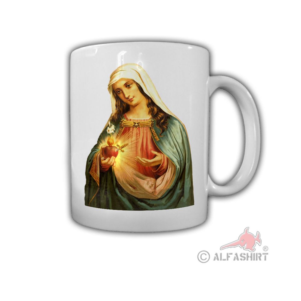 Veneration of Many in the Catholic Church Blessed Virgin Mary Tasse #27641
