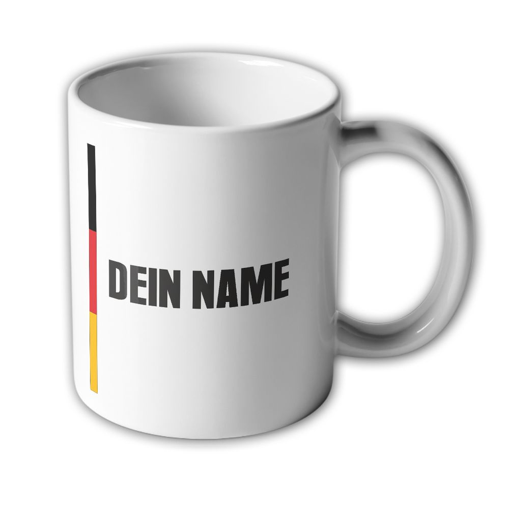 PERSONALISIERT Tasse Germany Fahne Flagge Wunschtext Personalisiert Emblem#37517