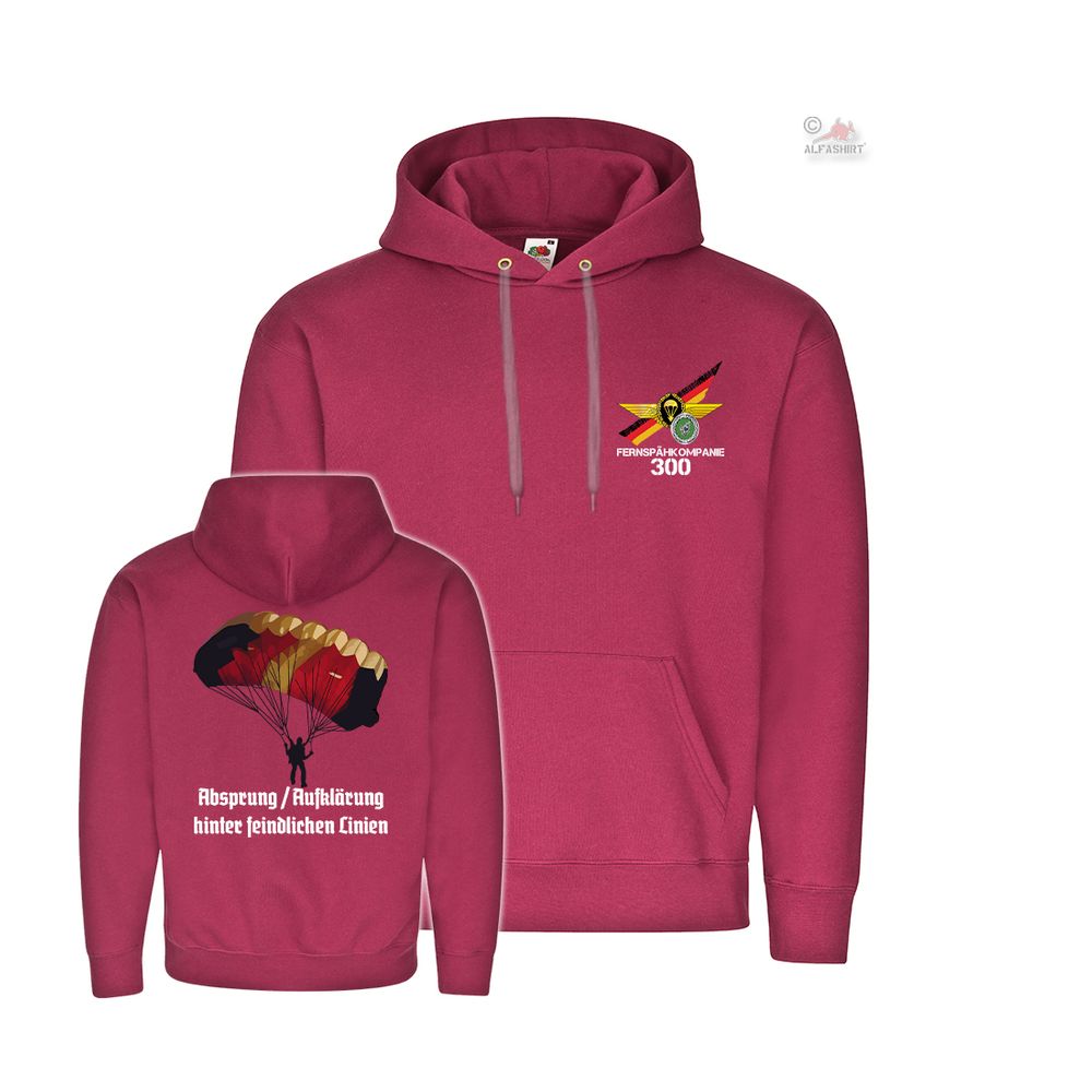 FeSpähKp 300 Fernspähkompanie Bundeswehr Altenstadt Fritzlar Hoodie #38558