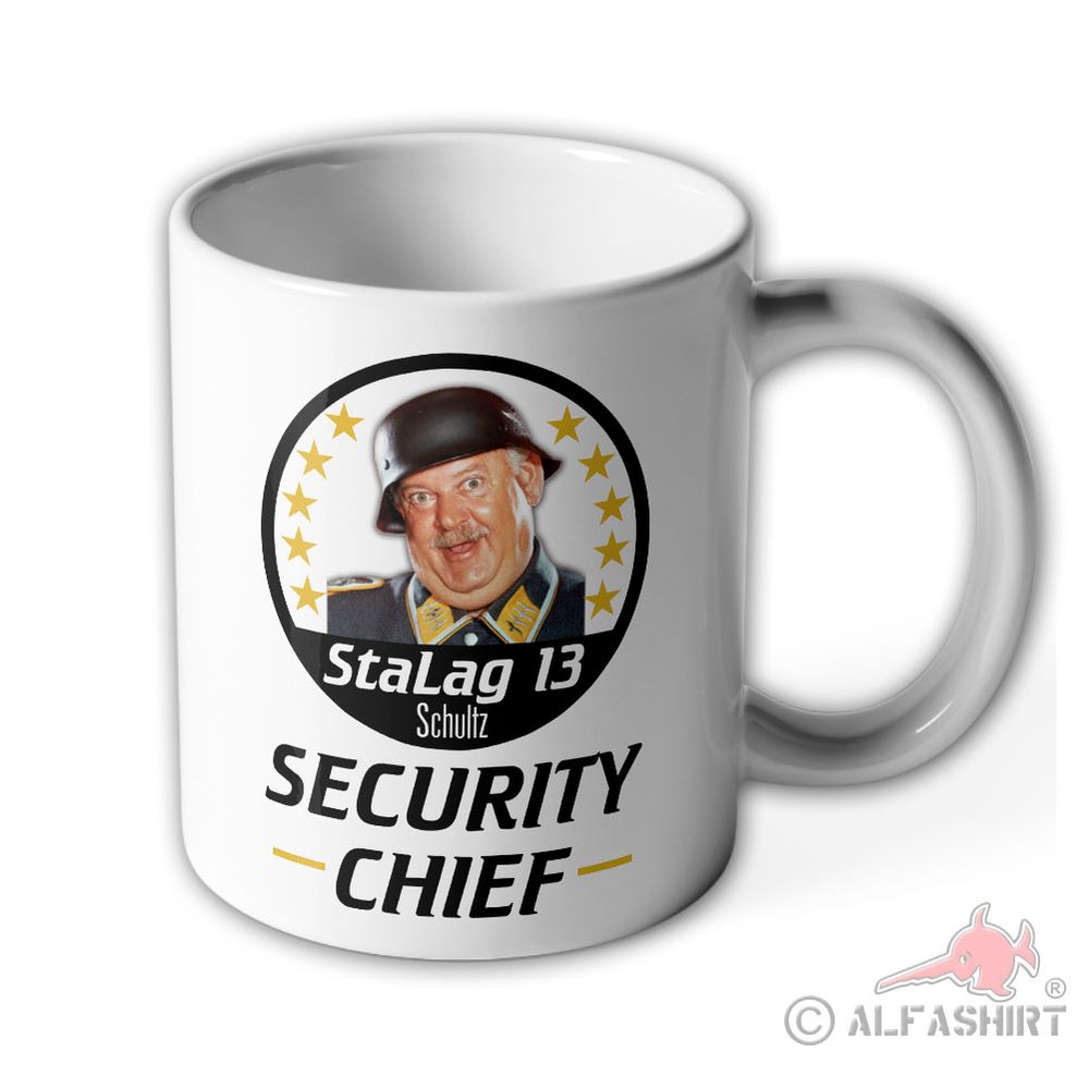 Tasse Schultz Security ein Käfig voller Helden Chief StaLag13 Serie #43325