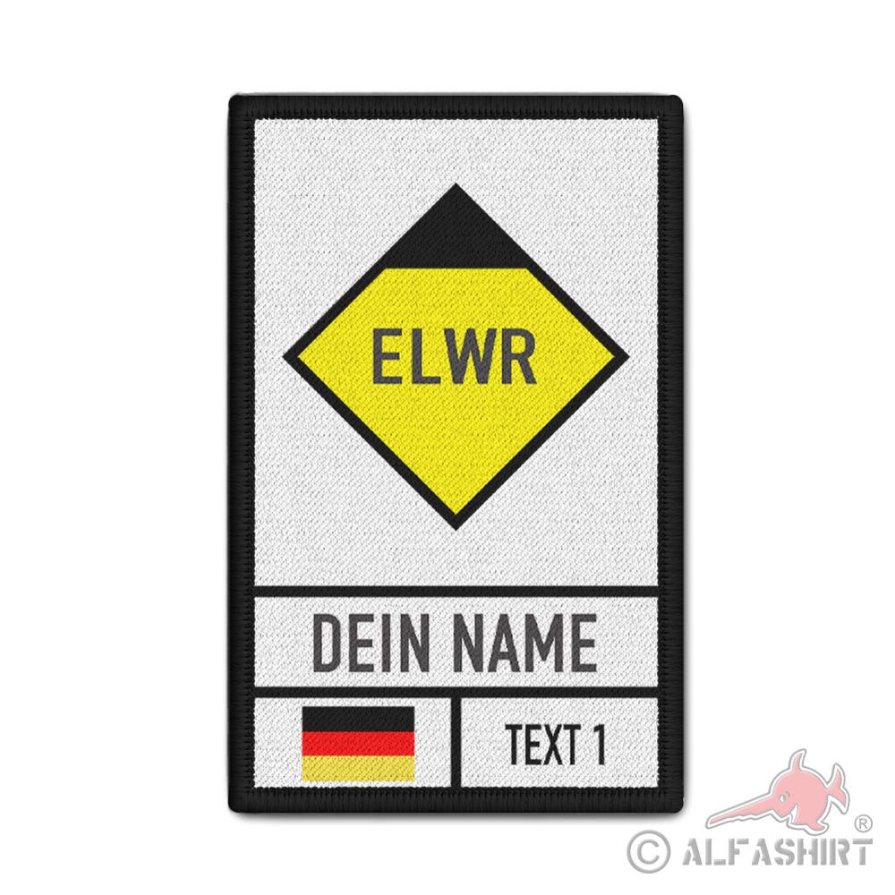 Patch personalisiert ELWR Einsatzleitung Wasserrettung Einsatz Leitung #41707