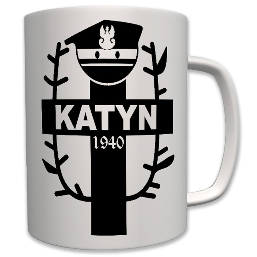 Katyn 1940 Memorial Cup Cemetery Officers Polish Poland Army Cup # 6191