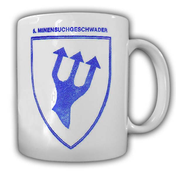 Tasse 5 Minensuchgeschwader Bundesmarine Bund Marine Boot Geschwader Crew #23856