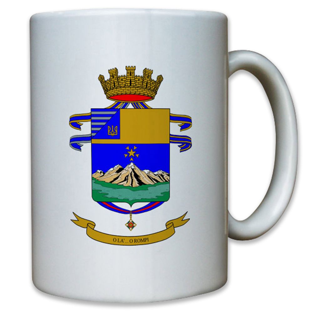 o la o rompi CoA mil ITA rgt alpini Italien Italia Abzeichen - Tasse #13057