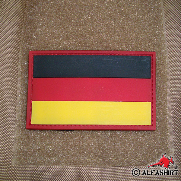 Deutschland Germany Fahne Abzeichen KSK Tactical 3D Rubber Patch 5x8cm #17044