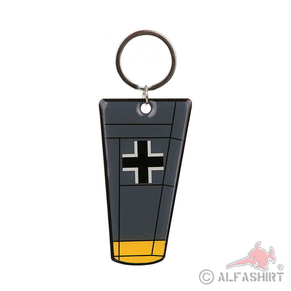 Keychain Me BF-109 wing Luftwaffe metal keyholder Stuka Fw190 # 37035