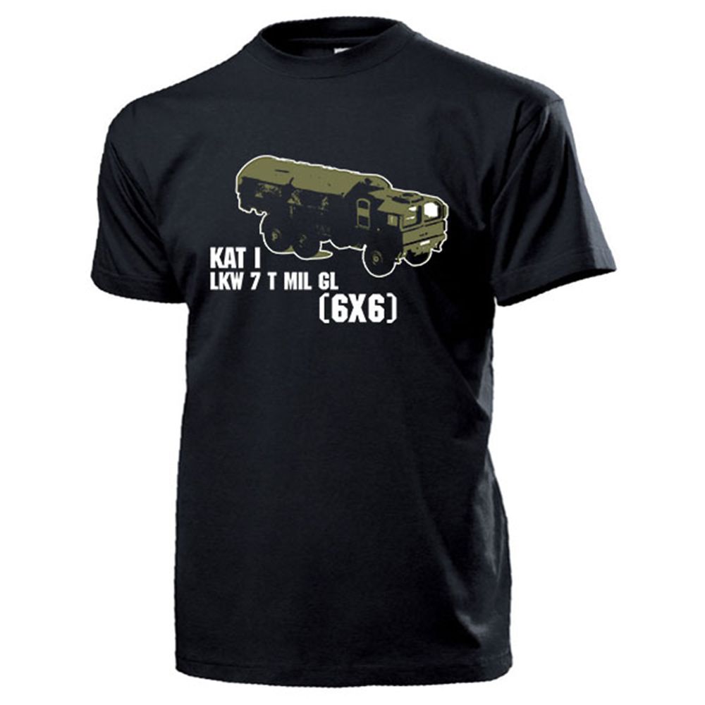 LKW 7 t mil gl KAT I 6x6 Bundeswehr 7 Tonner Oldtimer Militär - T Shirt #14693